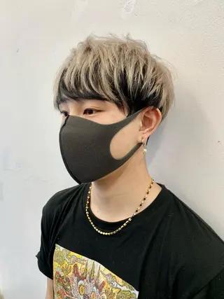 ショート カラー メンズ レイヤーカット/艶髪 ✨💭KIRARIのヘアスタイル