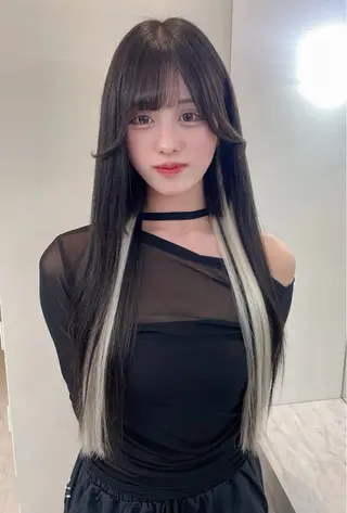 ロング カラー 💗シールエクステ/ あおい💗のヘアスタイル