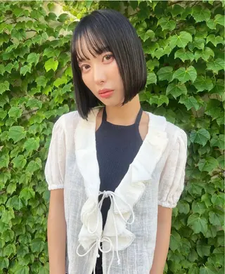 ミディアム SCENE 髪質改善 シーンのヘアスタイル