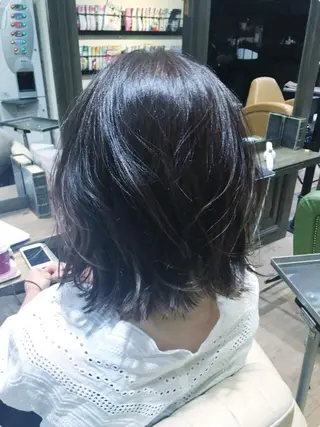 ミディアム カラー MODE K's塚口 かどやのヘアスタイル