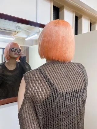 ショート カラー ハイトーンカラー ⭐️NAZUNAのヘアスタイル