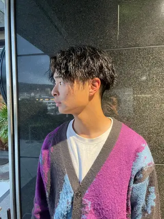 パーマ メンズ 野本光一朗/メンズ/ メンズパーマのヘアスタイル