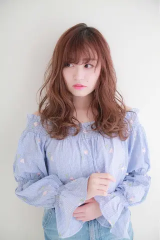 セミロング NYNY四條畷店 森 亮人のヘアスタイル