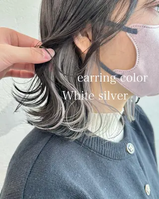 セミロング カラー インナーカラー/レイ ヤーカット♡/マキシのヘアスタイル