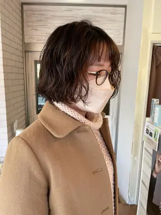 ショート パーマ 杉村 未来のヘアスタイル