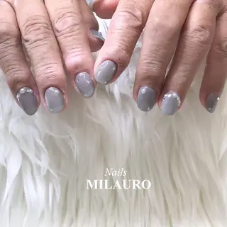 ネイル Nails MILAURO所属・MIYUKI /大人シンプルネイルのネイルデザイン