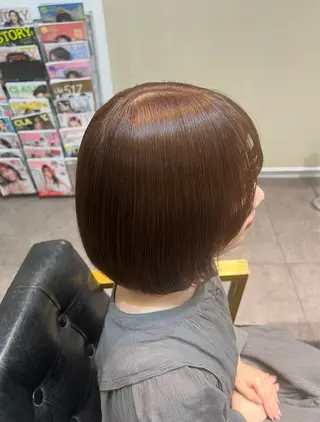 ショート 髪質改善／天神今泉 ソエジマリオのヘアスタイル