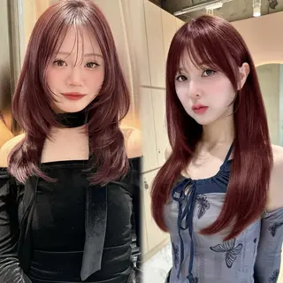 ロング カラー 美髪矯正🫧/ 吉田こうすけのヘアスタイル