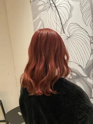 セミロング カラー ナチュラル/韓国💎 haruka 💎のヘアスタイル