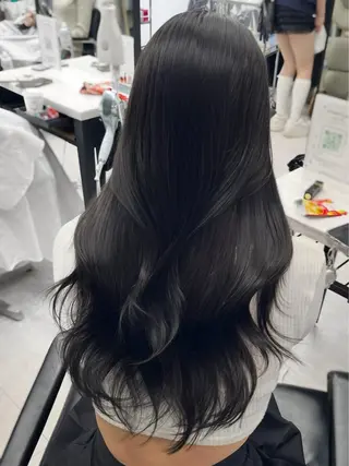 セミロング カラー パーマ ヘアアレンジ 韓国ヘア×顔まわり 🇰🇷和知拓郎のヘアスタイル