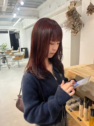 ミディアム 髪質改善/美髪 透明感/nanakoのヘアスタイル