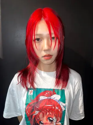 カラー Null所属・残留しないハイトーン 🎀マホのヘアスタイル