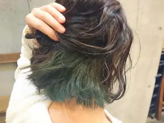 ミディアム カラー 小田川 竜也のヘアスタイル