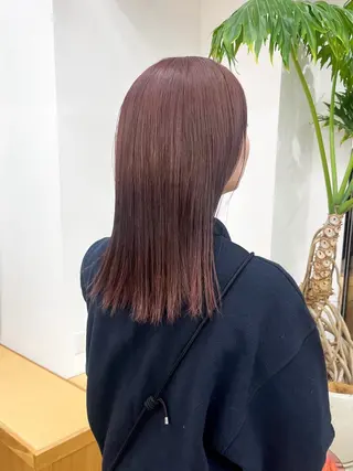 セミロング カラー こっくりカラー/艶髪 /amy.山口瑞稀のヘアスタイル