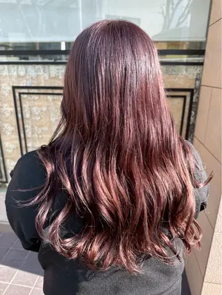 ロング カラー 再現性の高いパーマ 🌀ふうき🌀のヘアスタイル