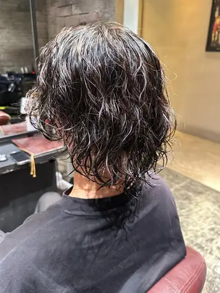 パーマ メンズ 山口稜太 メンズ/波巻きパーマのヘアスタイル