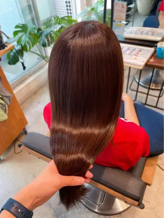 ロング カラーモデル🎨✨ 長與夕夏のヘアスタイル