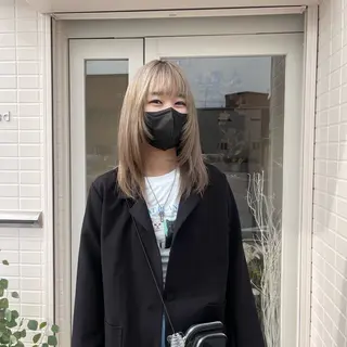 セミロング Leyシェアサロン所属・中井亜未/ 姫路ボブのヘアスタイル