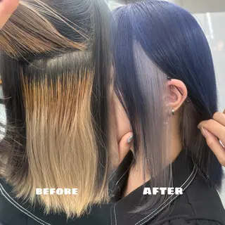ミディアム カラー 🌟ゆりあ🌟 JILLSTUDIOのヘアスタイル
