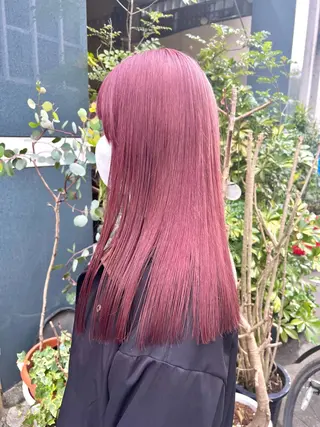 ロング カラー 宮川 日菜子のヘアスタイル