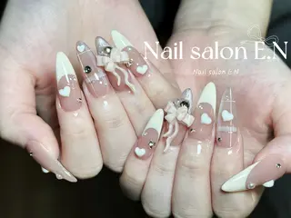 ネイル E.N🦋 長さ出し/持ち込みのネイルデザイン