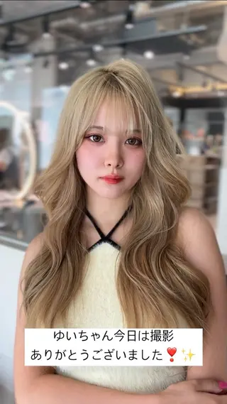 カラー けいし🐬ボブ 美髪縮毛矯正のヘアスタイル