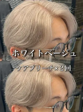 カラー パーマ メンズ 札幌メンズヘア指名 No.1光👑👑のヘアスタイル