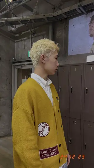 メンズ あずまりんの/メンズ /ホワイトベージュのヘアスタイル