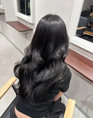 セミロング カラー 透明感カラー/暖色 カラー/kana🩷のヘアスタイル