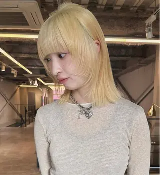 ミディアム カラー Halo所属・カットモデル募集中 IKUMI🎀のヘアスタイル