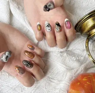 ネイル revia所属・ERI Nailistのネイルデザイン