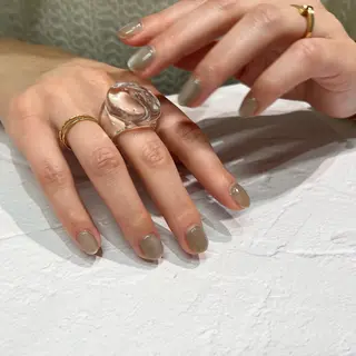 ネイル nail&care salon soa所属・soa/美容液ケアで 自爪を育てるネイルのネイルデザイン