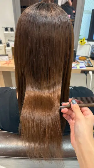 ロング 髪質改善/艶カラー❄ 𝐲𝐮𝐮.のヘアスタイル