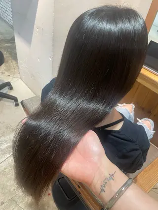 ロング 髪質改善/縮毛/新宿 🫧SUZUKA🫧のヘアスタイル