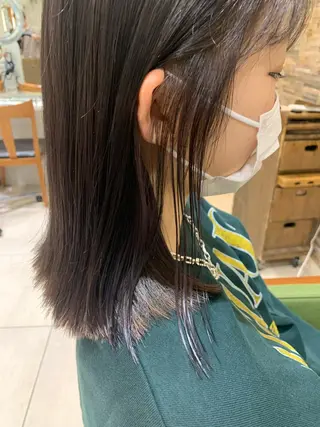 ミディアム カラー 高橋友里亜 /フリーランスのヘアスタイル