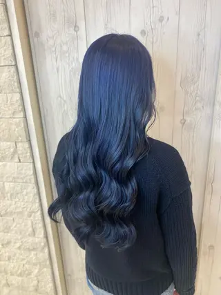 ロング ゆぴ☾‪/推しカラー /ハイトーンのヘアスタイル