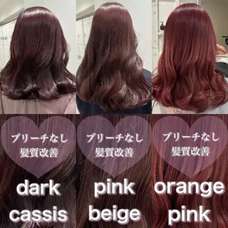 セミロング カラー ヘアアレンジ 🎀Girly艶髪カ ラー🎀Harukaのヘアスタイル