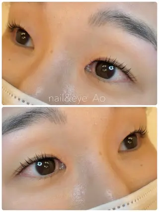 メンズ マツエク・マツパ nail&eye Aoのマツエク・マツパデザイン