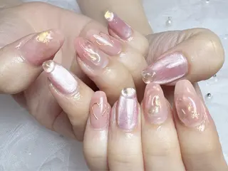 ミディアム ビューティーフル Aのネイルデザイン