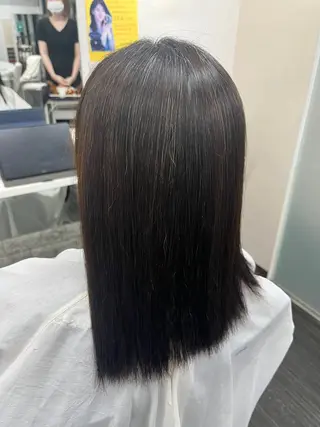 ミディアム mits HARUNAのヘアスタイル
