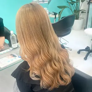 ロング カラー Natsuki‎🤍 透明感×艶カラー🫧のヘアスタイル