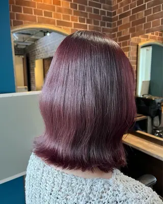 ミディアム カラー/ブリーチ 岸谷真幸のヘアスタイル