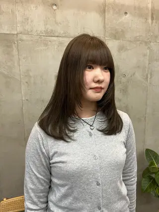 ロング カラー SALT WATER所属・🫐 𝐌𝐚𝐨 🫐似合わせcutのヘアスタイル