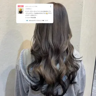 ロング カラー GO TODAY SHAiRE SALON横浜店所属・ブリーチ/個室サロン /横浜駅/金光秀斗のヘアスタイル