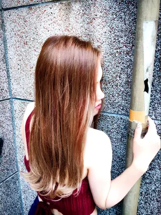 ロング カラー ヘアアレンジ パルーザ代表👑 YUYAのヘアスタイル