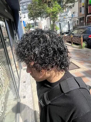 パーマ メンズ ヤシロケンタ メンズ特化のヘアスタイル