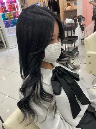 ロング Ria OSAKA　梅田所属・マリカ🦋韓国 ハイトーン/エクステのヘアスタイル