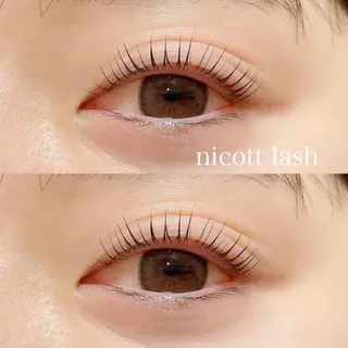 マツエク・マツパ nicott 松本のマツエク・マツパデザイン