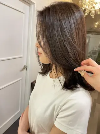 ミディアム カラー Stir maison[ステアメゾン]所属・layer cut /MIKUのヘアスタイル