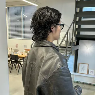パーマ メンズ 山口 モエのヘアスタイル
